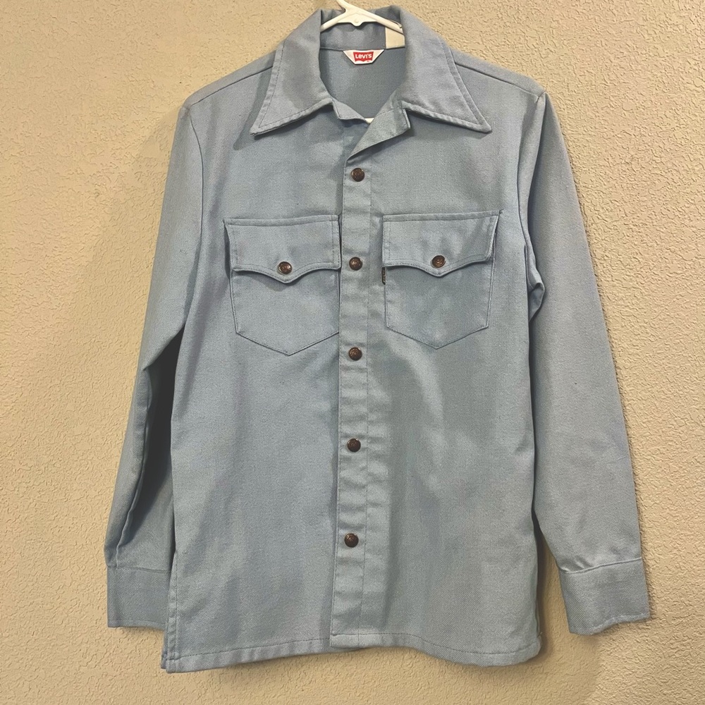 Vintage 1970s LEVI'S Big E Overshirt / Jacket ~ Western ~ Made in USA